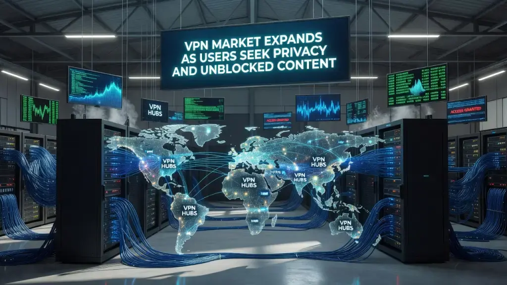 VPN Market Expands as Users Seek Privacy and Unblocked Content